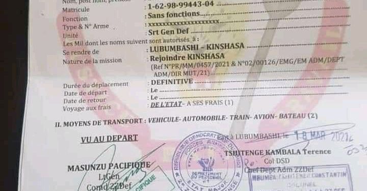 RDC : l’étau se resserre autour de John Numbi