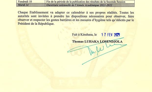 ESU : voici le calendrier académique 2020-2021 aménagé