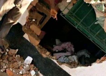 Kasaï central : une maison vandalisée dans la localité SNEL à Kananga