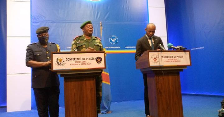 RDC/état de siège : ce qu’il faut retenir du point de presse conjoint Gouvernement-FARDC-PNC