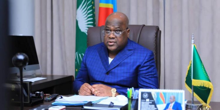 Kinshasa : Tshisekedi préside une réunion du Bureau de l&rsquo;UA avec la participation de Macron