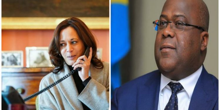 RDC – Etats-Unis: Kamala Harris et Félix Tshisekedi main dans la main