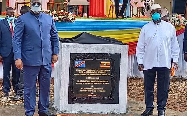 Coopération RDC-Ouganda: Tshisekedi et Museveni lancent des travaux de construction de la route Mpondwe- Goma