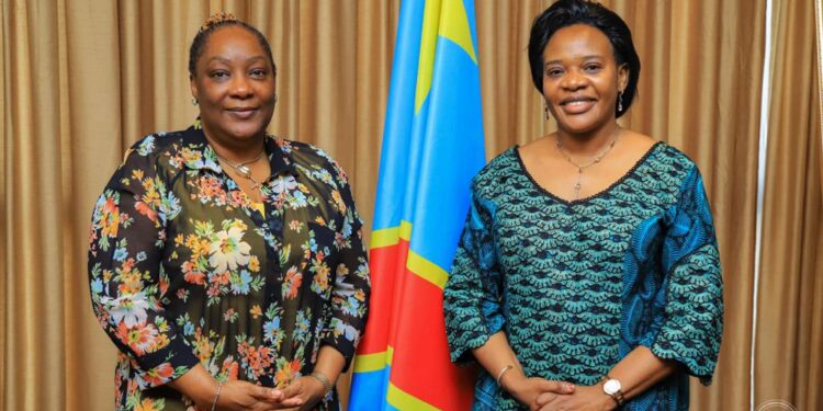 RDC/ETPS : Aminata Maïga promet l’accompagnement de l’OIT à Claudine Ndusi