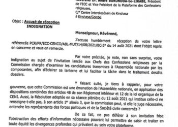 Désignation membres CENI : Mboso renvoie Utembi et Bokundoa aux études