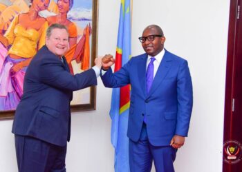 RDC : élections, COP26 et sécurité au centre des échanges entre Jean-Michel Sama Lukonde et  Mike Hammer
