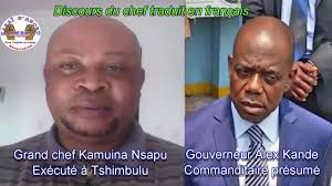 CPI : les victimes de Kamuina Nsapu contre Kabila,  Shadary, Kalev, Boshab et Kande Mupompa