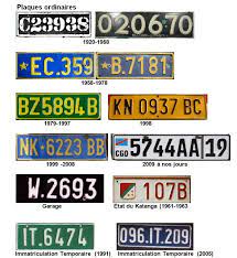 RDC : le gouvernement annonce le remplacement des plaques d’immatriculation des véhicules au prix réduit