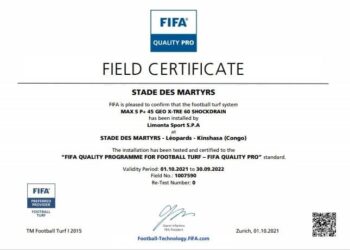 Sport : le stade des martyrs enfin certifié conforme au standard de la FIFA