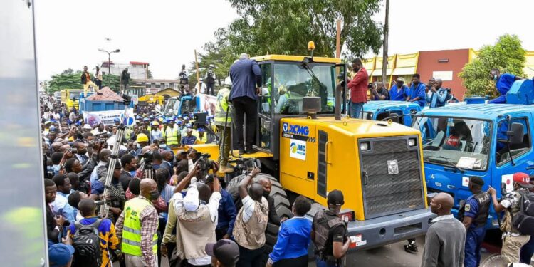 Voirie : Sama Lukonde lance les travaux du projet Kinshasa « zéro trou »