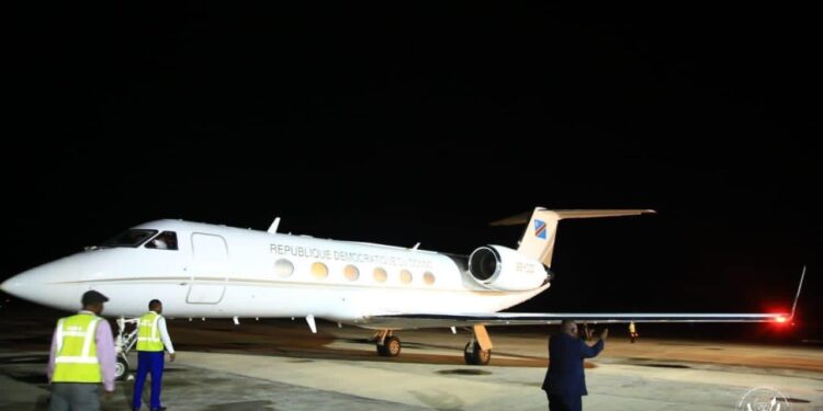 RDC : bloqué en Espagne depuis 2016 , l&rsquo;avion présidentiel de retour à Kinshasa