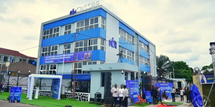RDC : Félix Tshisekedi inaugure le nouveau bâtiment de la Caisse Nationale de Sécurité Sociale des Agents Publics