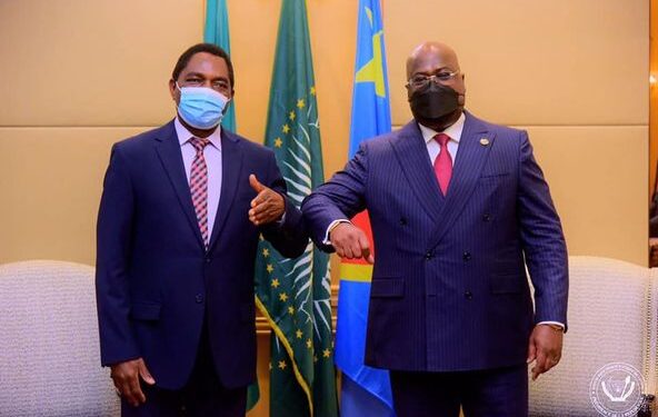 RDC-Zambie : tout sur la rencontre Félix Tshisekedi – Hakainde Hichilema ce mardi à Kinshasa