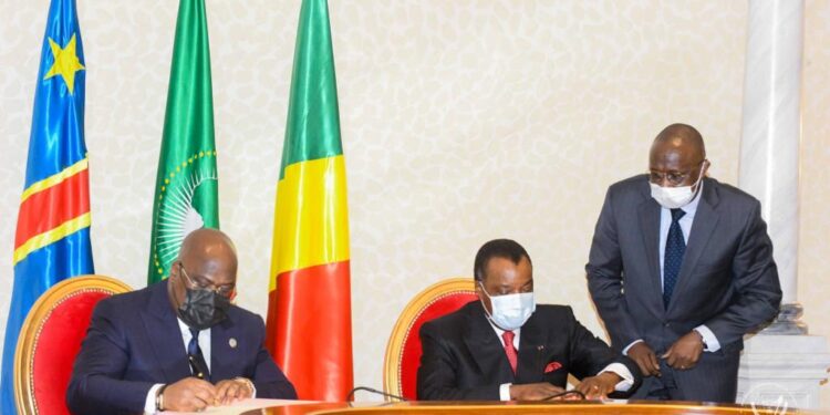 Kinshasa-Brazzaville : Tshisekedi et Sassou main dans la main pour une mutualisation des moyens et ressources énergétiques