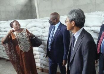 Kinshasa : Mwando Nsimba et Minami Hiro présents à la remise de riz ‘’Don du Japon’’