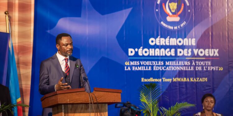 EPST: échange des vœux vendredi entre le ministre Tony Mwaba et son administration