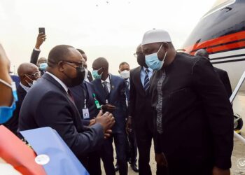 RDC-Gambie : le Président Adama Barrow depuis cet après-midi à Kinshasa