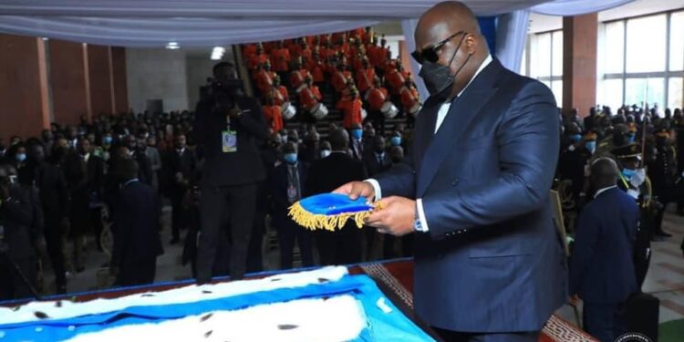 RDC : hommages de Félix Tshisekedi à Benoît Lwamba, Grand Chancelier dans l&rsquo;ordre national Héros nationaux Kabila-Lumumba