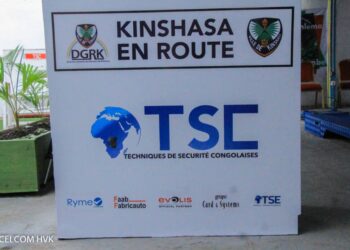 Kinshasa : Gentiny Ngobila inaugure les installations de la Société TSC pour l’identification des motos