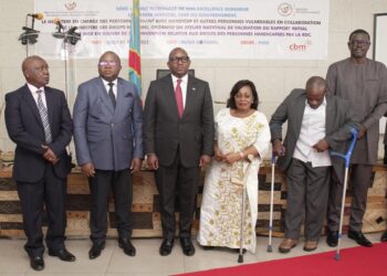 Primature : Sama Lukonde a présidé la cérémonie d&rsquo;ouverture de l&rsquo;atelier national de validation  de la Convention relative aux droits des personnes handicapées