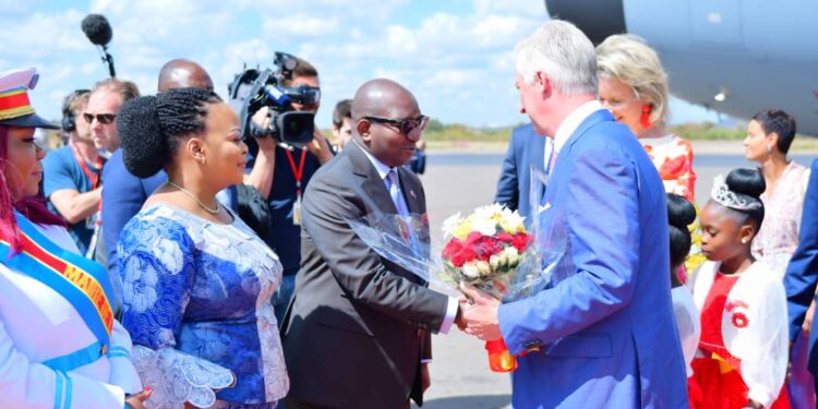RDC : le Premier Ministre Sama Lukonde a accueilli le Roi Philippe de Belgique à Lubumbashi
