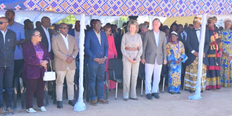 RDC : Sama Lukonde et le Couple royal belge en visite du projet de gestion communautaire des forêts Miyombo