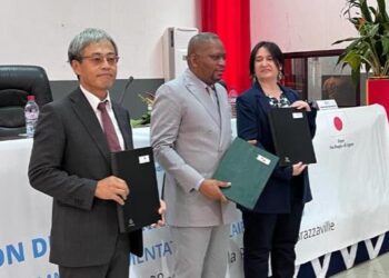 Congo- Japon : Signature et échange de notes pour une assistance alimentaire en appui au Programme des Cantines Scolaires