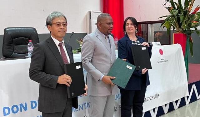 Congo- Japon : Signature et échange de notes pour une assistance alimentaire en appui au Programme des Cantines Scolaires