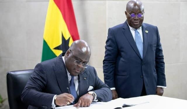 RDC-Ghana: ce qu&rsquo;a été la visite de Félix Tshisekedi à Accra