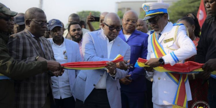 Programme « Kinshasa zéro trou » : Sama Lukonde inaugure le pont Lemba-Matete sur l&rsquo;avenue Mobutu
