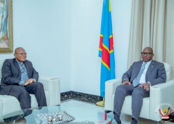 Conflit Teke-Yaka: Fridolin Ambongo présente son rapport à Jean-Michel Sama Lukonde