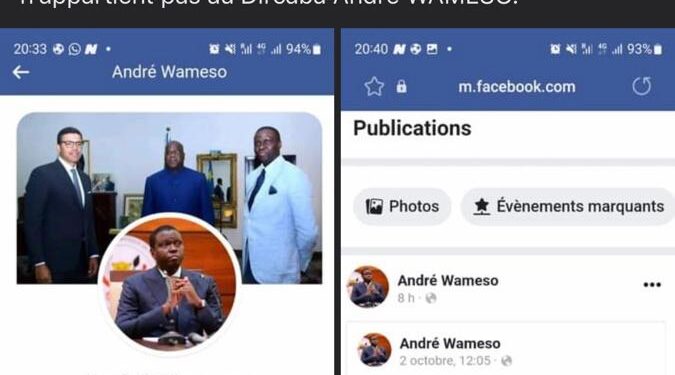 Présidence de la République : le DIRCABA André Wameso victime d’une campagne de sape