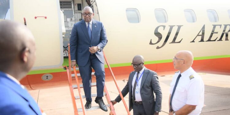 Primature : Jean-Michel Sama Lukonde  à Mbandaka pour la Conférence annuelle des gouverneurs de province 