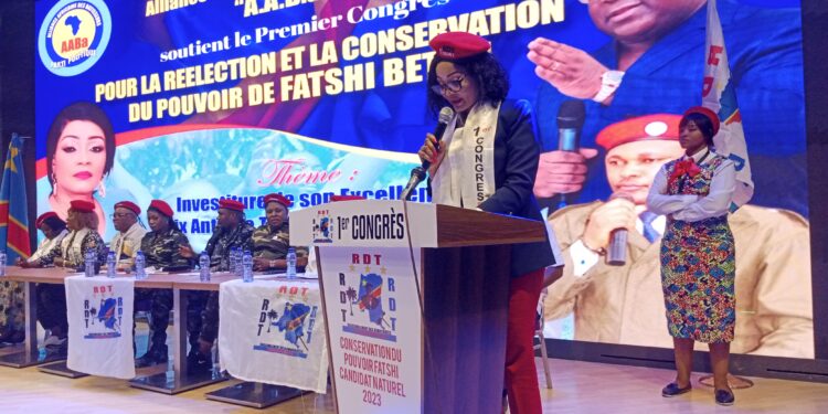 Clôture du Congrès RDT : voici l&rsquo;intégralité du discours de Mme Dédé Chantal Kapanga, Présidente nationale du parti politique AABa