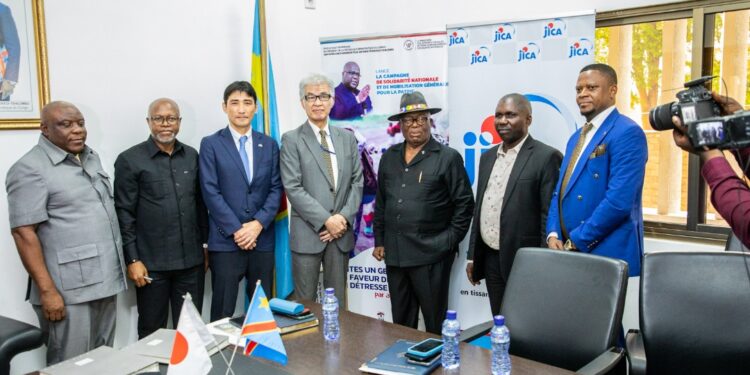 Coopération :  5,3 tonnes de matériels de secours don du Japon pour les victimes des pluies diluviennes de Kinshasa