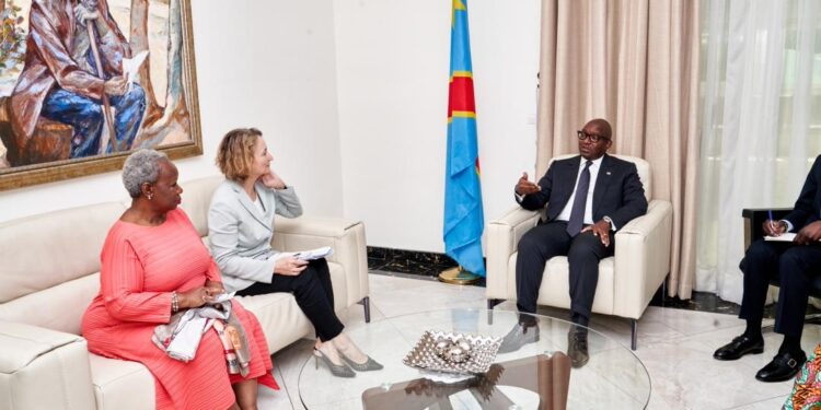 RDC:Sécurité et droits de l&rsquo;homme au menu des échanges entre Sama Lukonde et l&rsquo;ONU