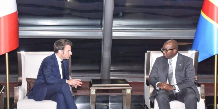 RDC : le Premier Ministre Jean-Michel Sama Lukonde accueille le Président français Emmanuel Macron à Kinshasa