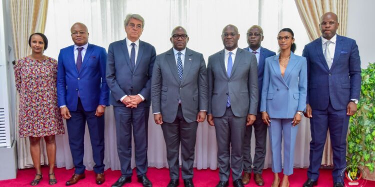 Coopération RDC-France : Bruno Aubert et l&rsquo;AFD chez le Premier Ministre Sama Lukonde