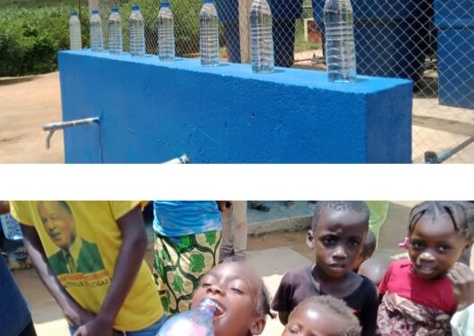 Congo-Japon : village  »Les Bandas » dans le Niari approvisionné en eau potable