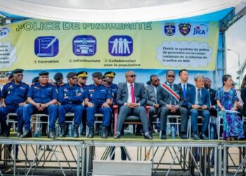 Kinshasa : remise de nouveaux bâtiments et équipements de la JICA à la PNC Kimbanseke