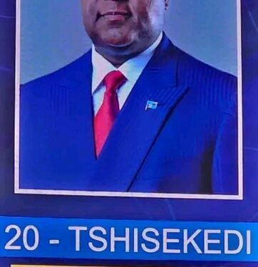 Urgent/RDC: Félix Tshisekedi réélu président de la République avec 73, 34%