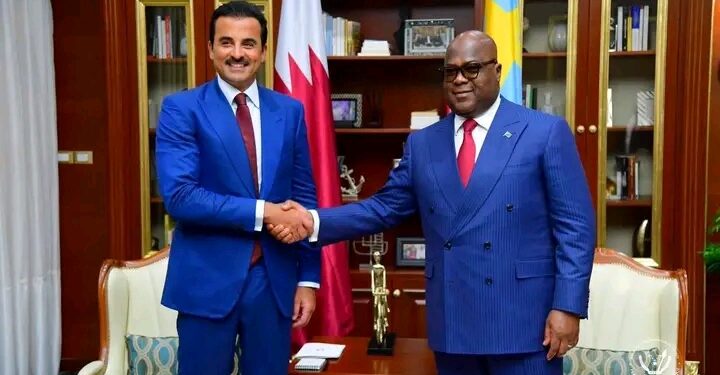 Coopération : ce qu&rsquo;a été la visite de l&rsquo;Emir du Qatar ce vendredi à Kinshasa